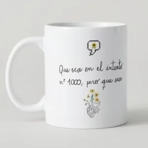 Taza no dejes de intentarlo 🌻