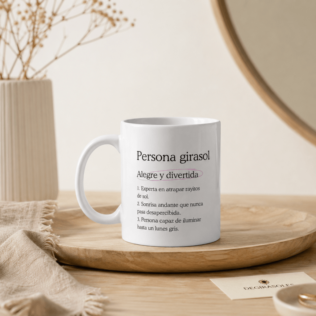 Taza significado persona girasol