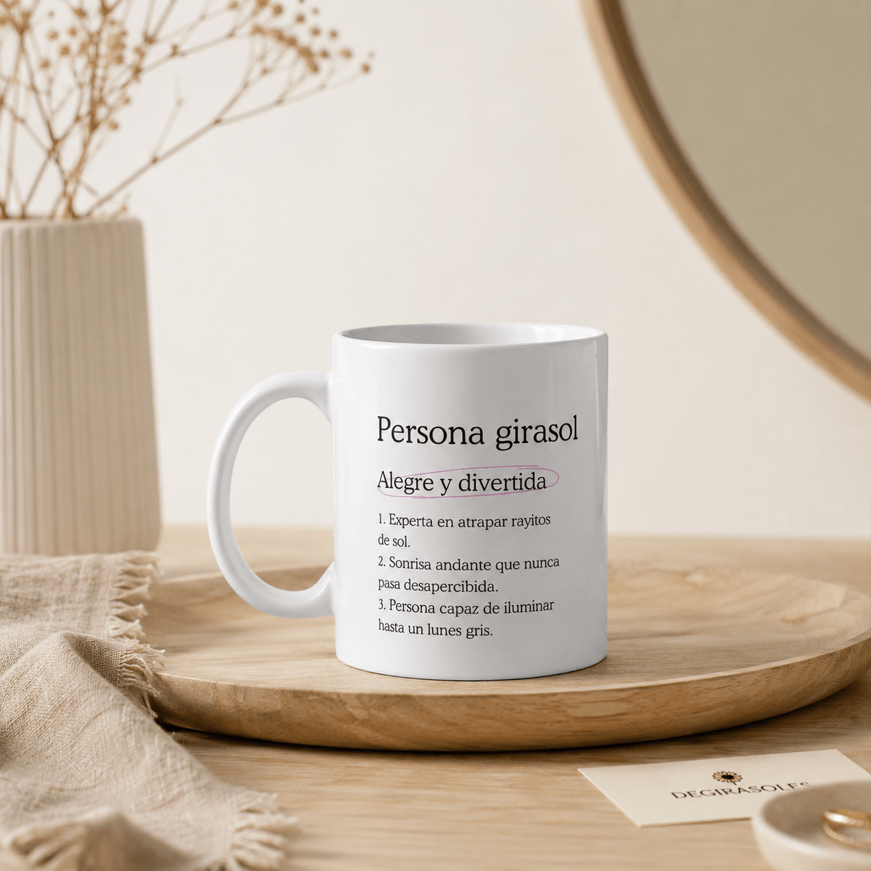 Taza significado persona girasol