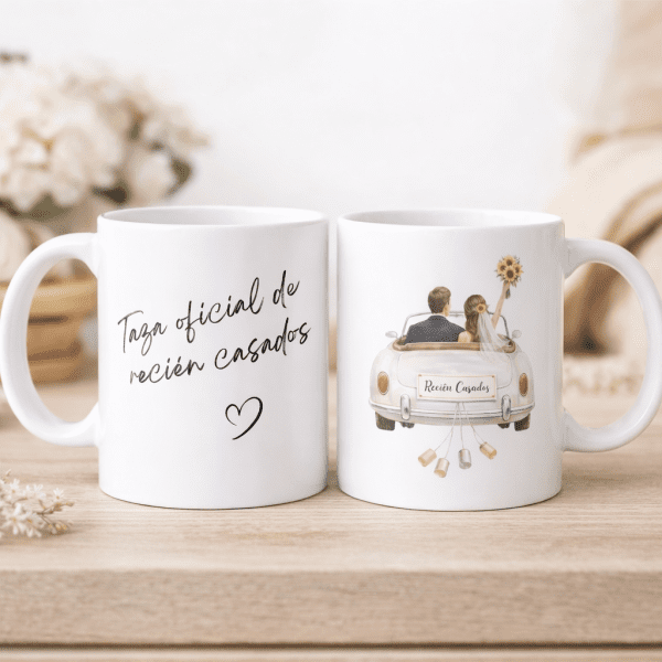 Taza oficial de recién casados