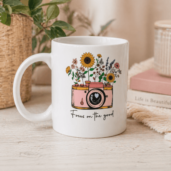 Taza focus on the good flores
