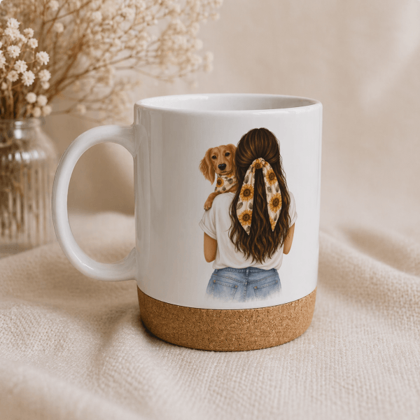 Taza ilustracion mascota🌻