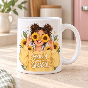 Taza Brilla como un girasol